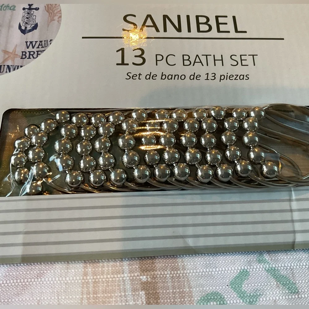 🏖️Set of 2 Shower Curtain Sets